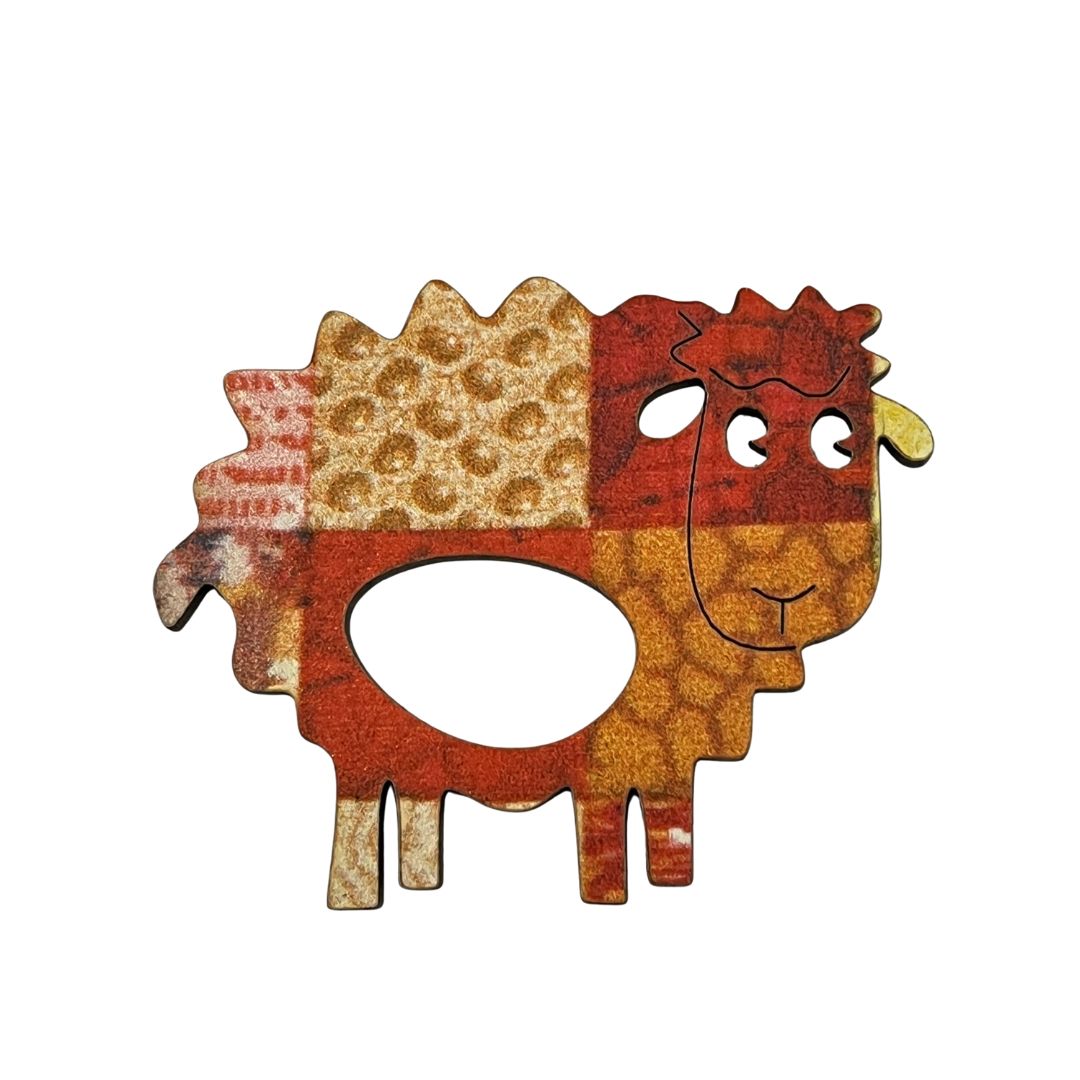 Sheep Glasses Brooch (4 Colors)