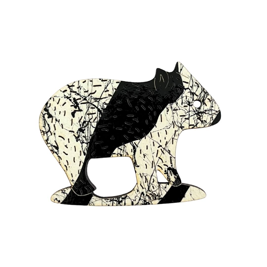 Wombat Glasses Brooch (5 Colors)