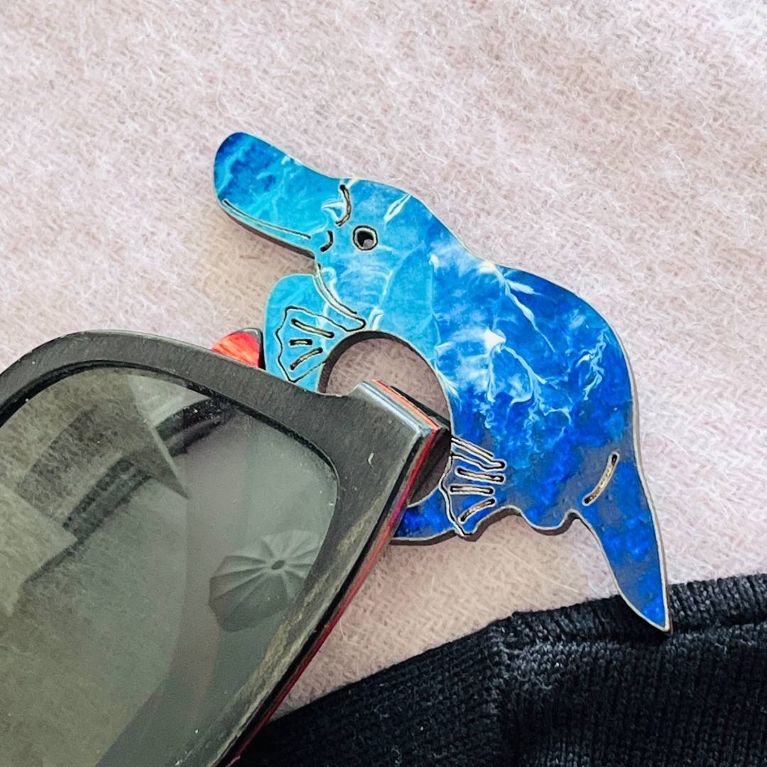 Platypus Glasses Brooch (5 Colors)