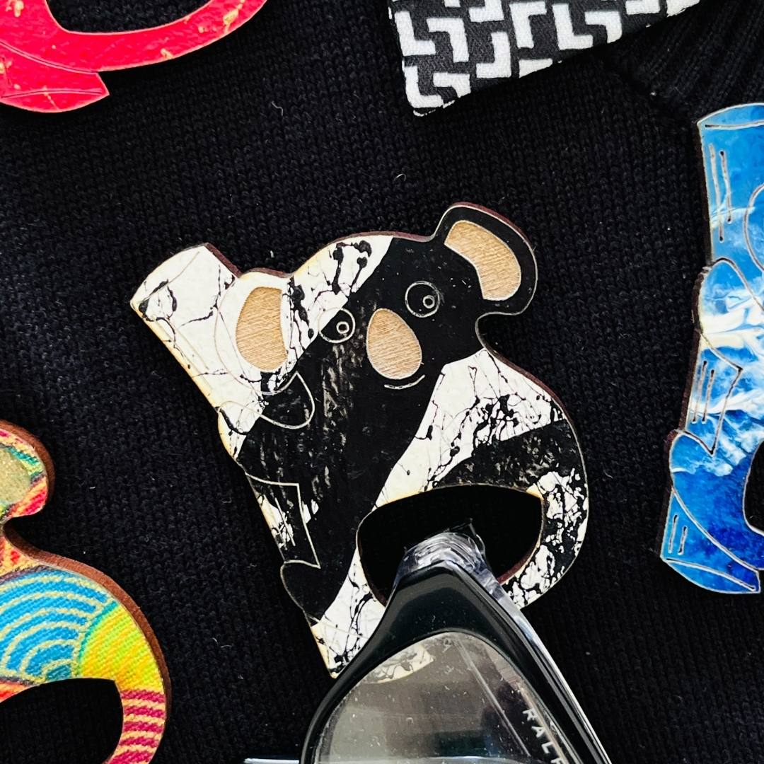 Koala Glasses Brooch (5 Colors)