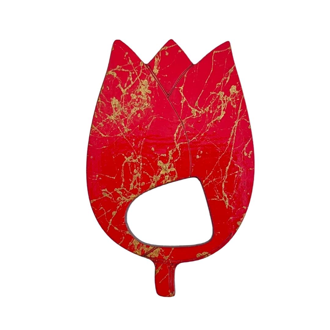 Tulip Glasses Brooch (5 Colors)