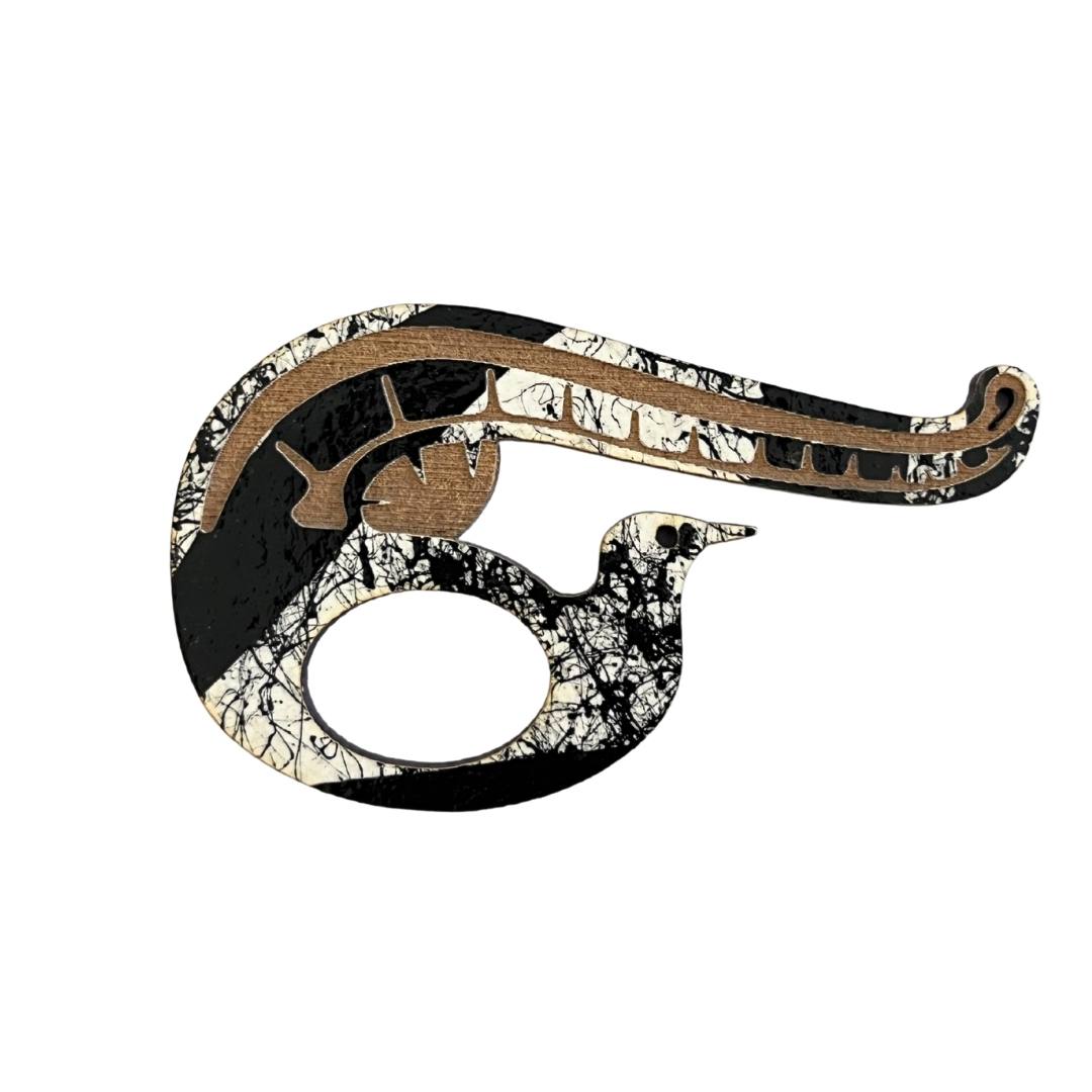 Lyrebird Glasses Brooch (5 Colors)