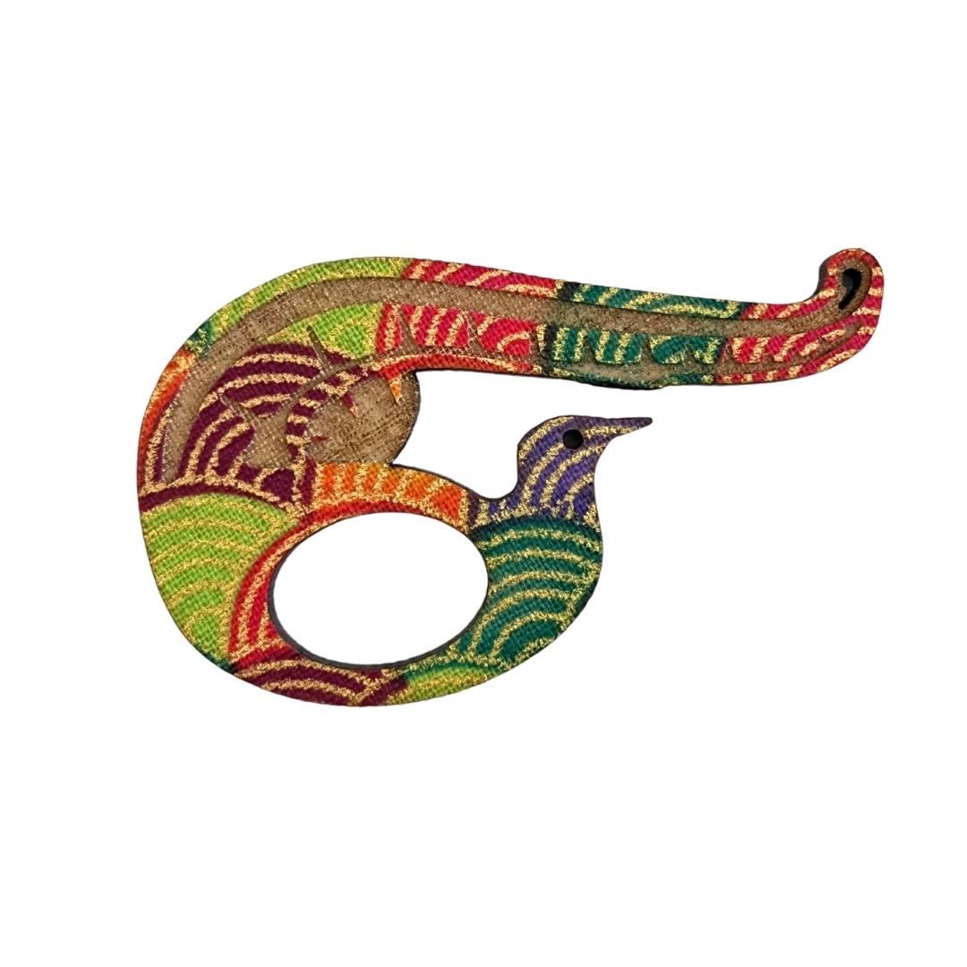 Lyrebird Glasses Brooch (5 Colors)
