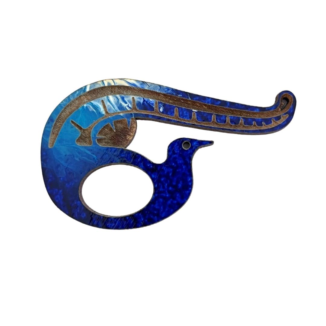 Lyrebird Glasses Brooch (5 Colors)