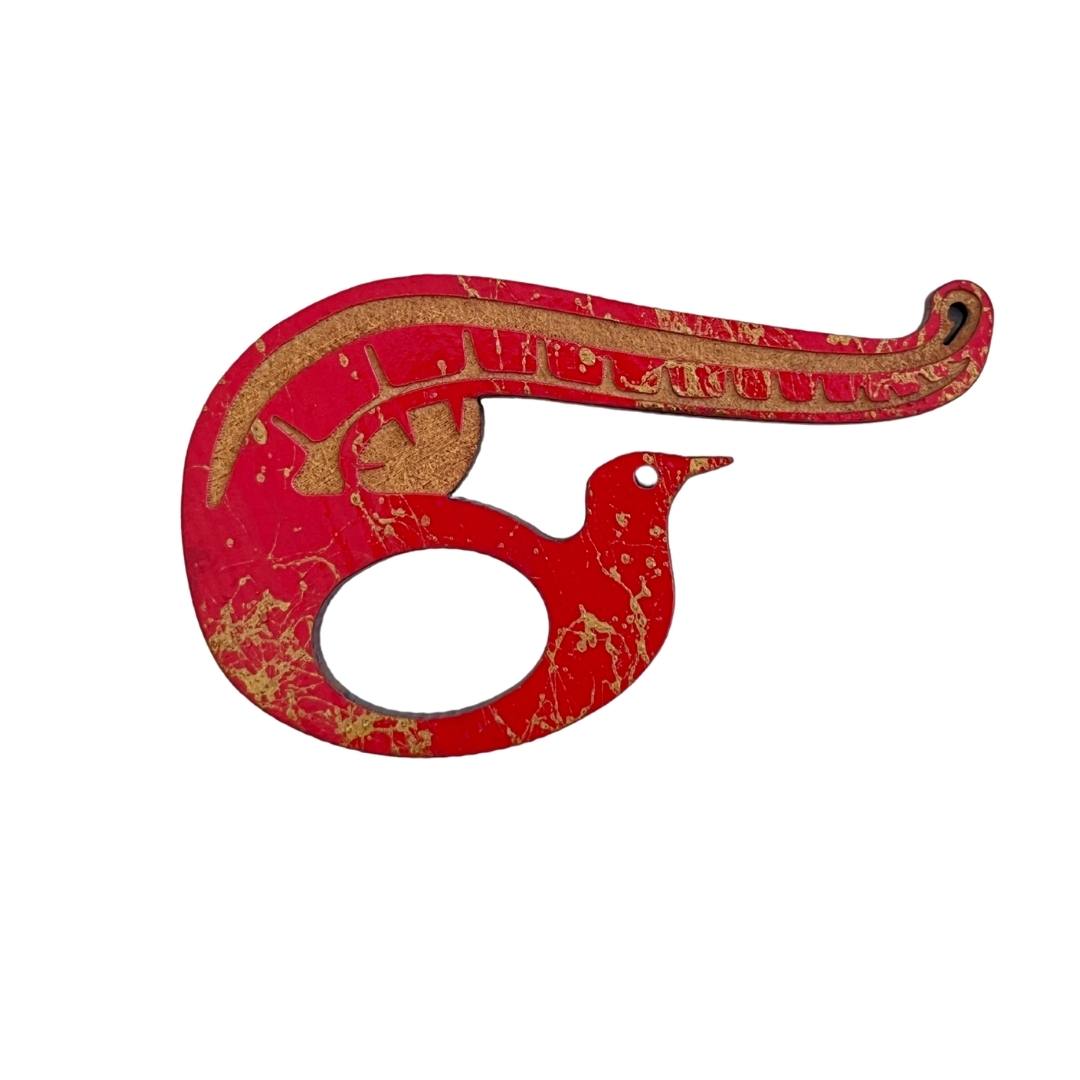 Lyrebird Glasses Brooch (5 Colors)