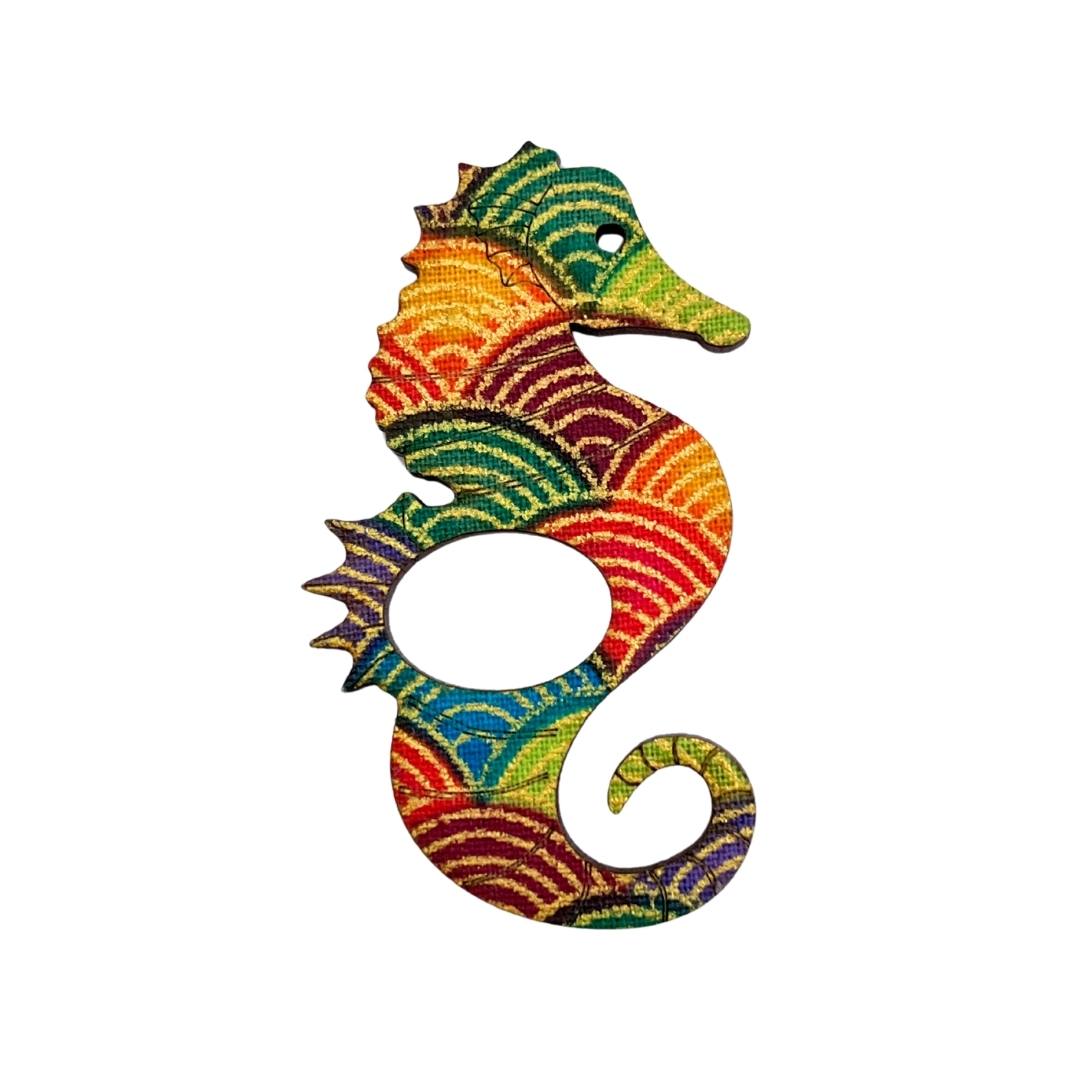 Seahorse Glasses Brooch (5 Colors)
