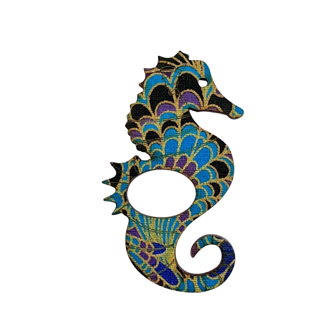 Seahorse Glasses Brooch (5 Colors)