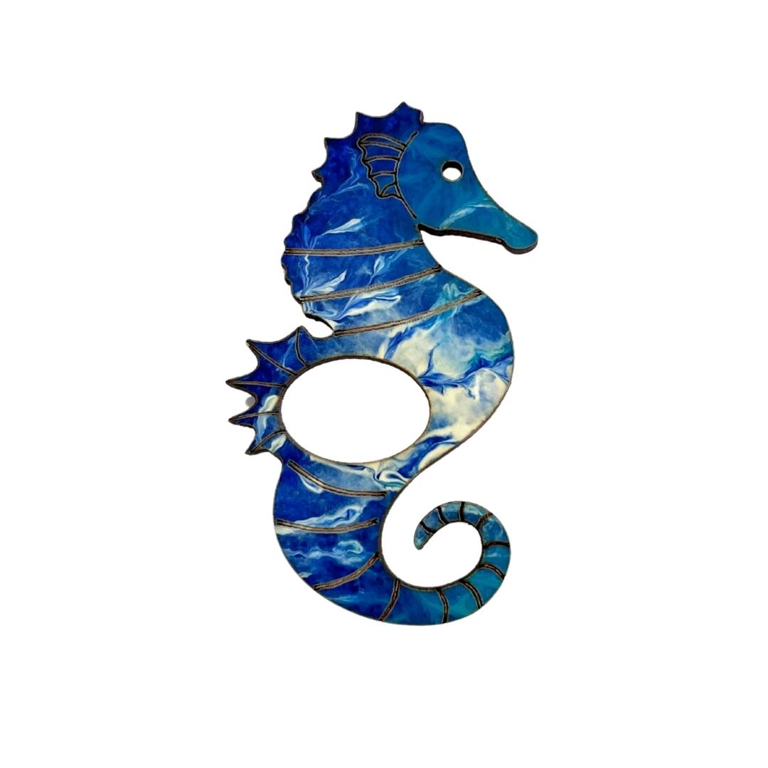 Seahorse Glasses Brooch (5 Colors)