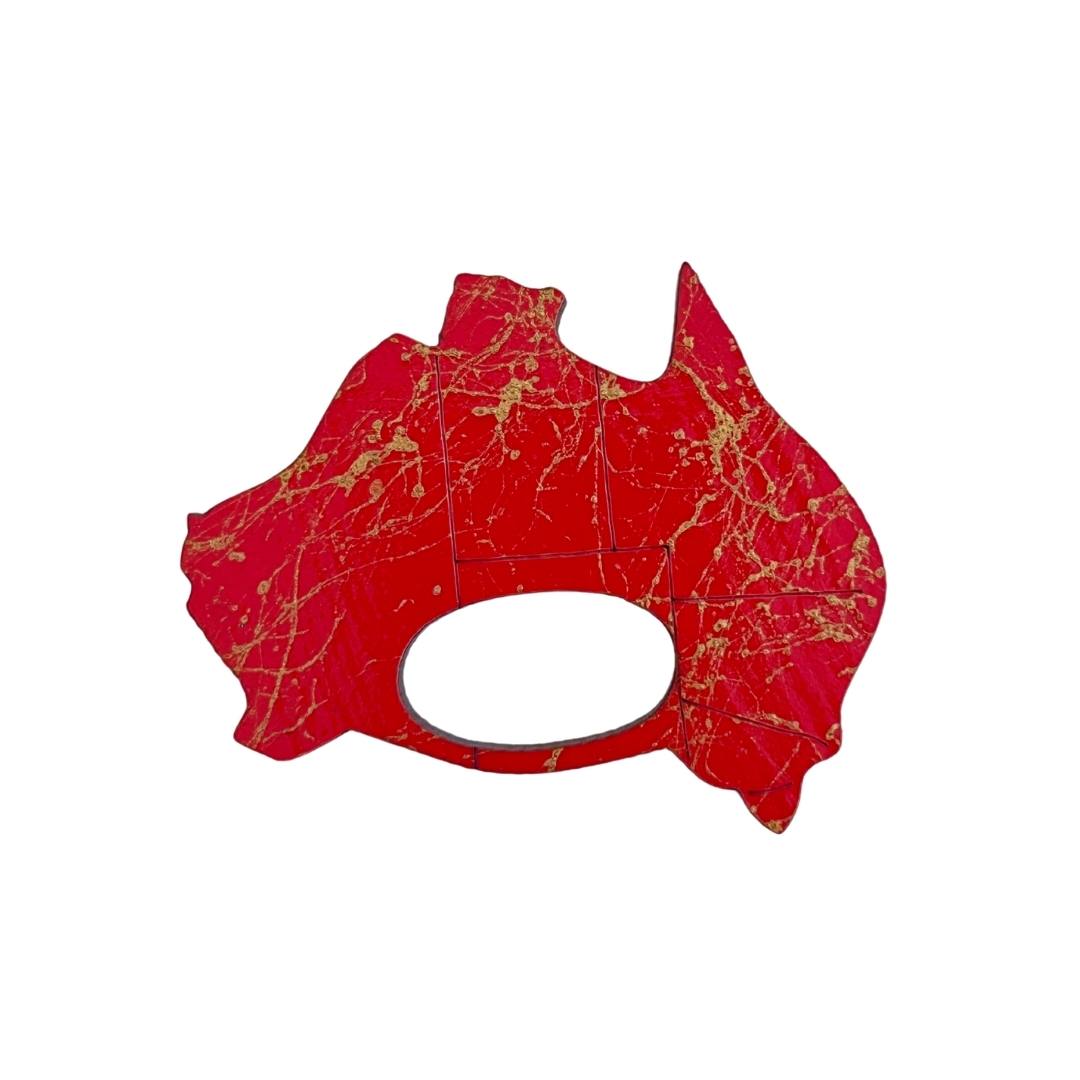 Australia Glasses Brooch (5 Colors)