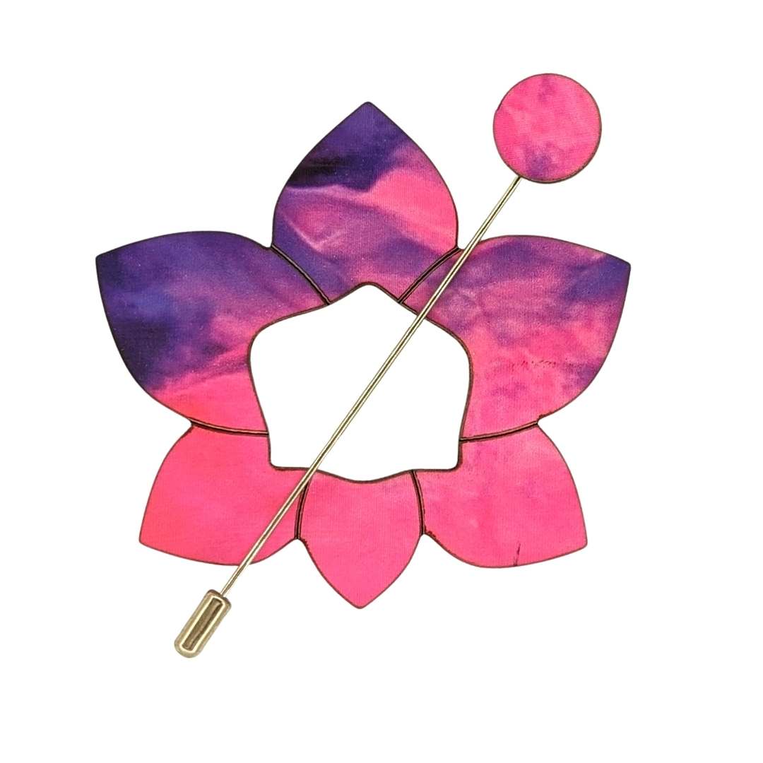 Orchid Scarf Pin (6 Colors)