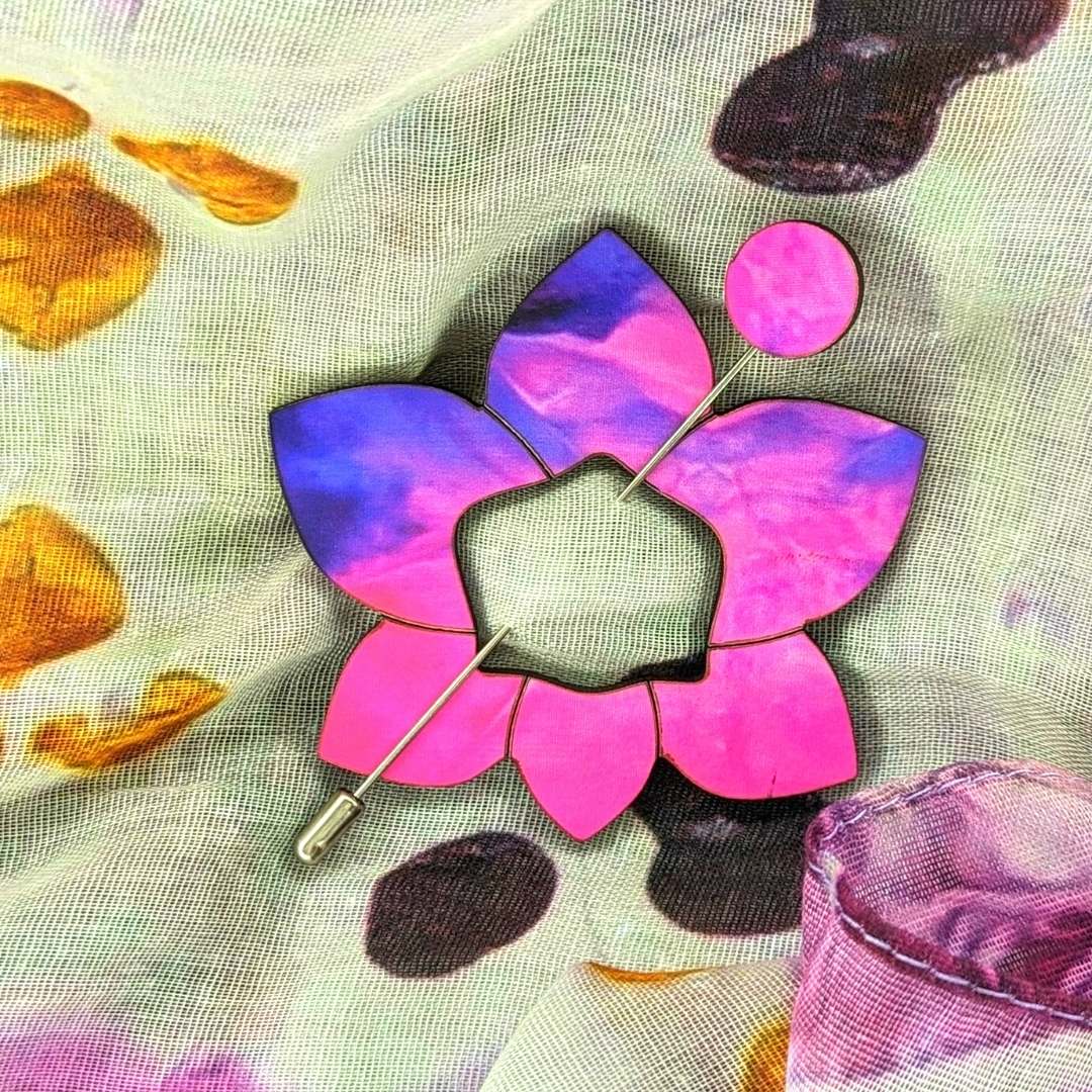 Orchid Scarf Pin (6 Colors)