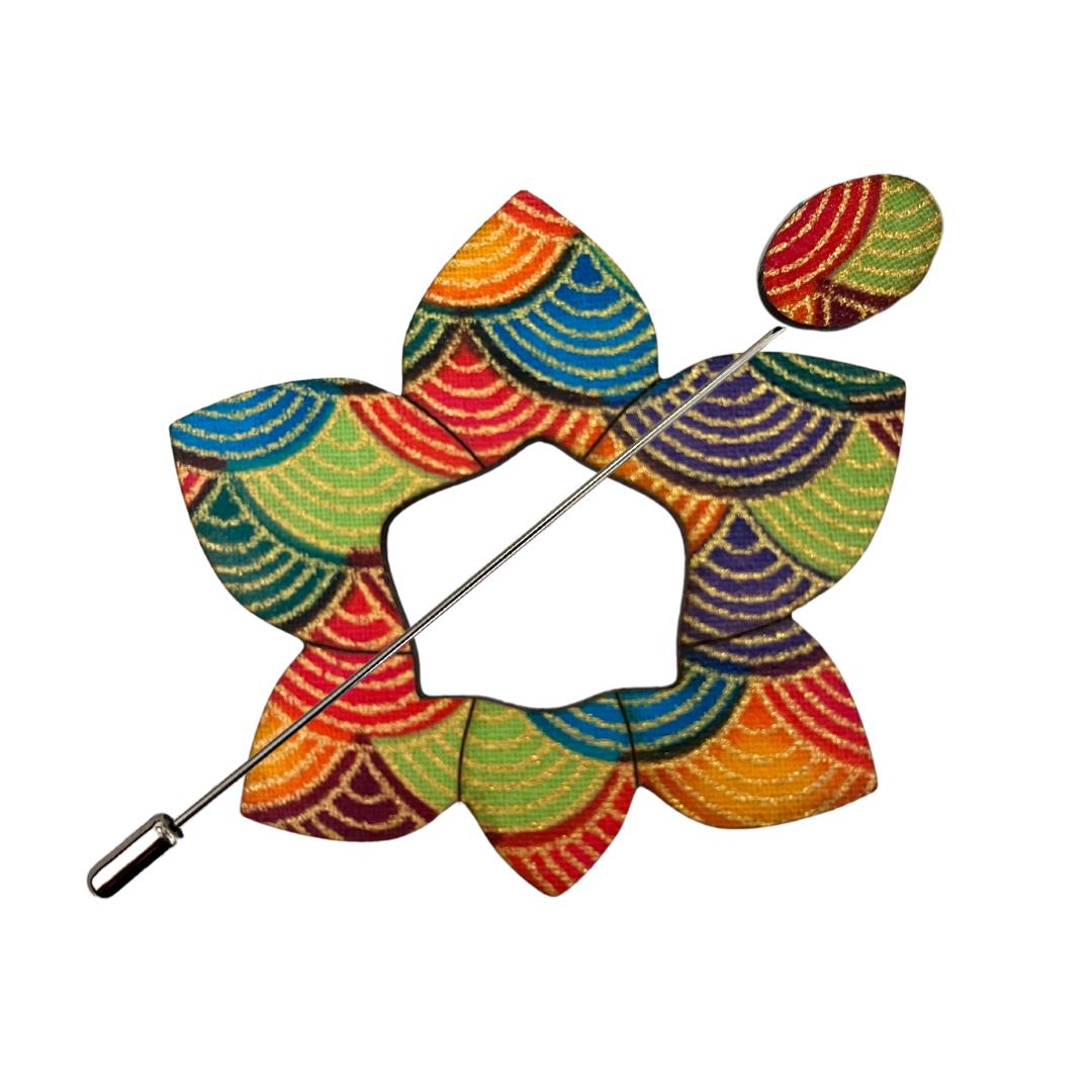 Orchid Scarf Pin (6 Colors)