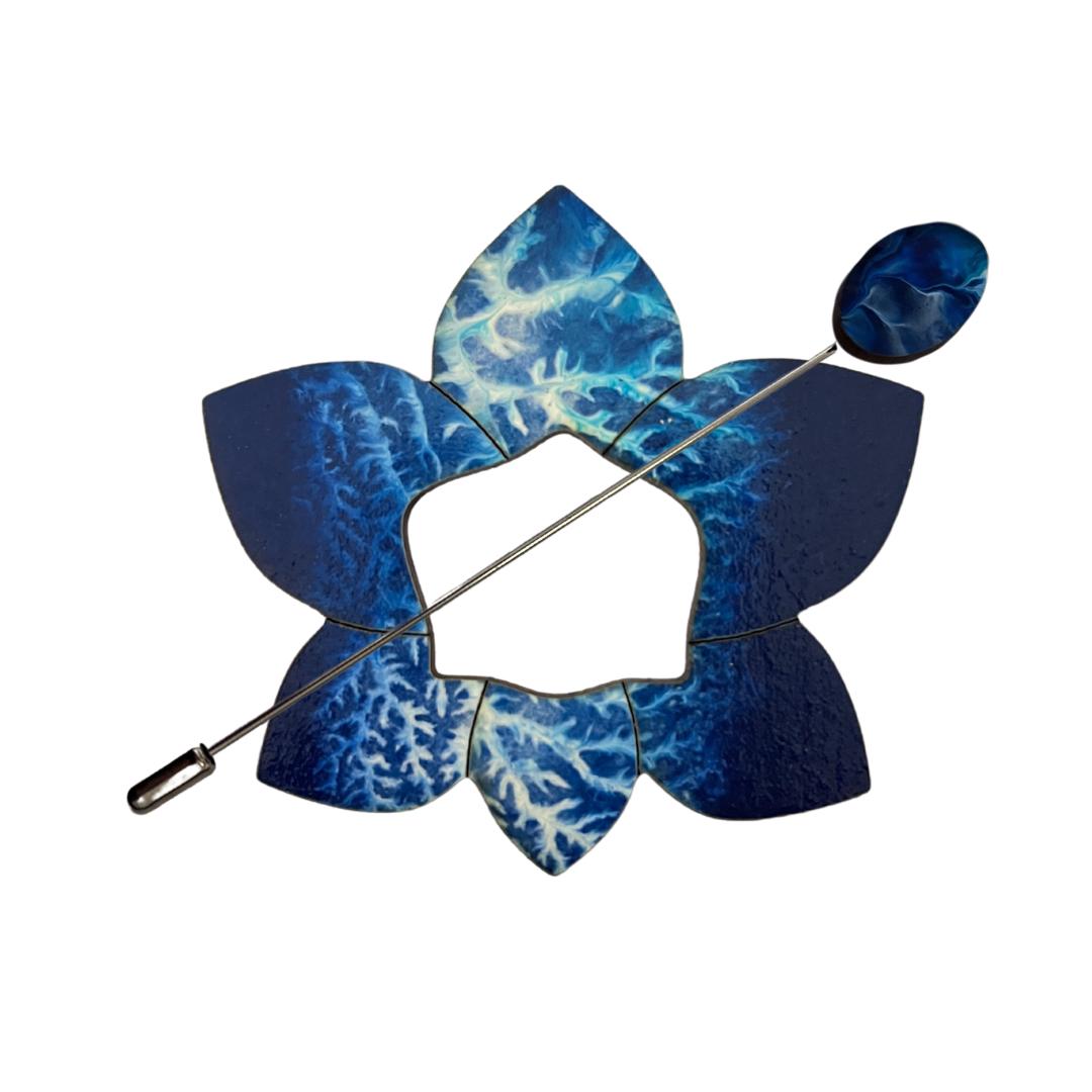 Orchid Scarf Pin (6 Colors)