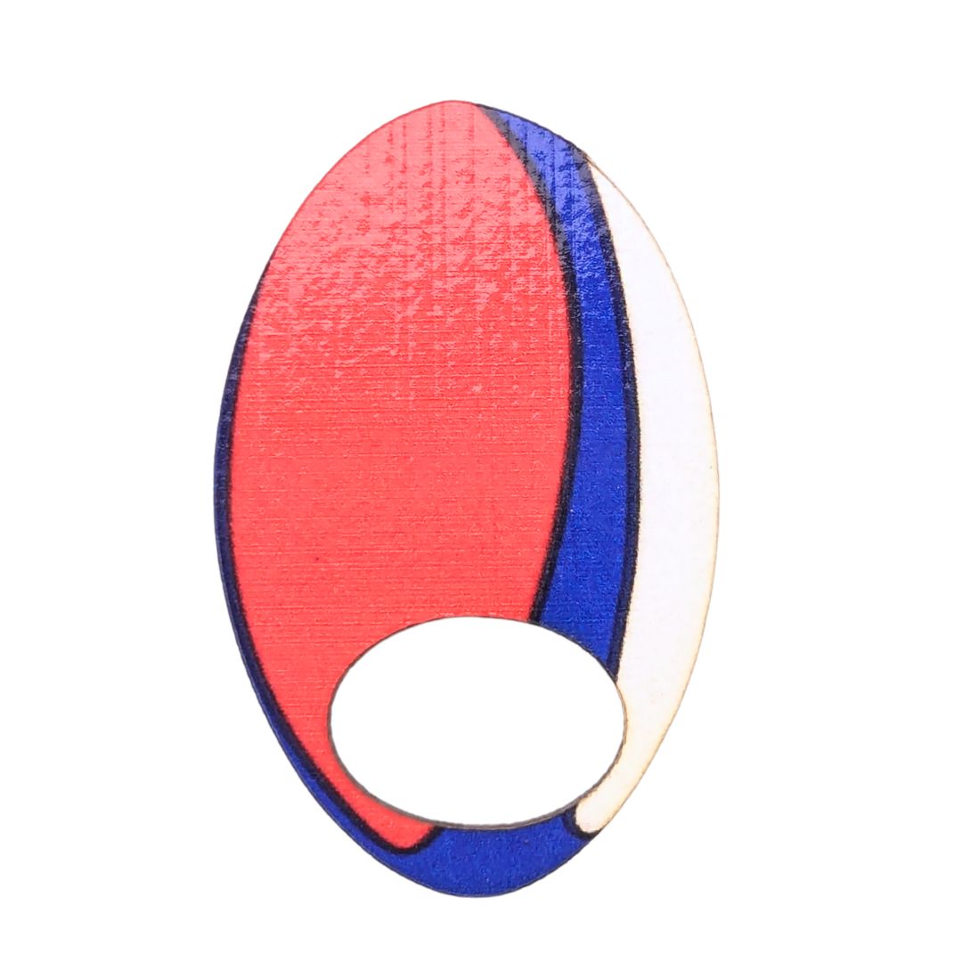 Rugby Colours - Glasses Brooches