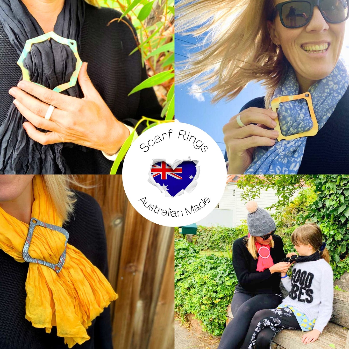 Highland Cow Scarf Ring