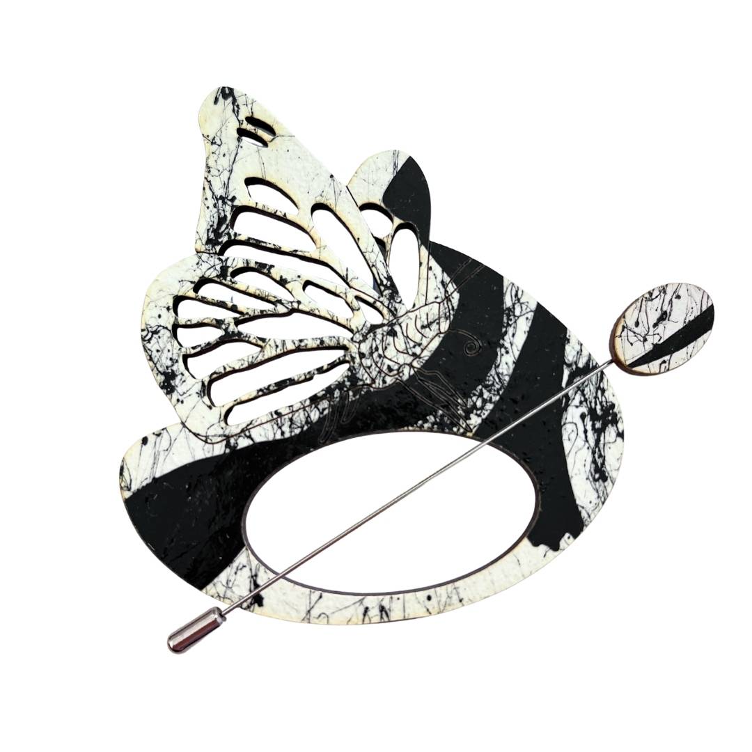 Butterfly Scarf Pin (5 Colors)