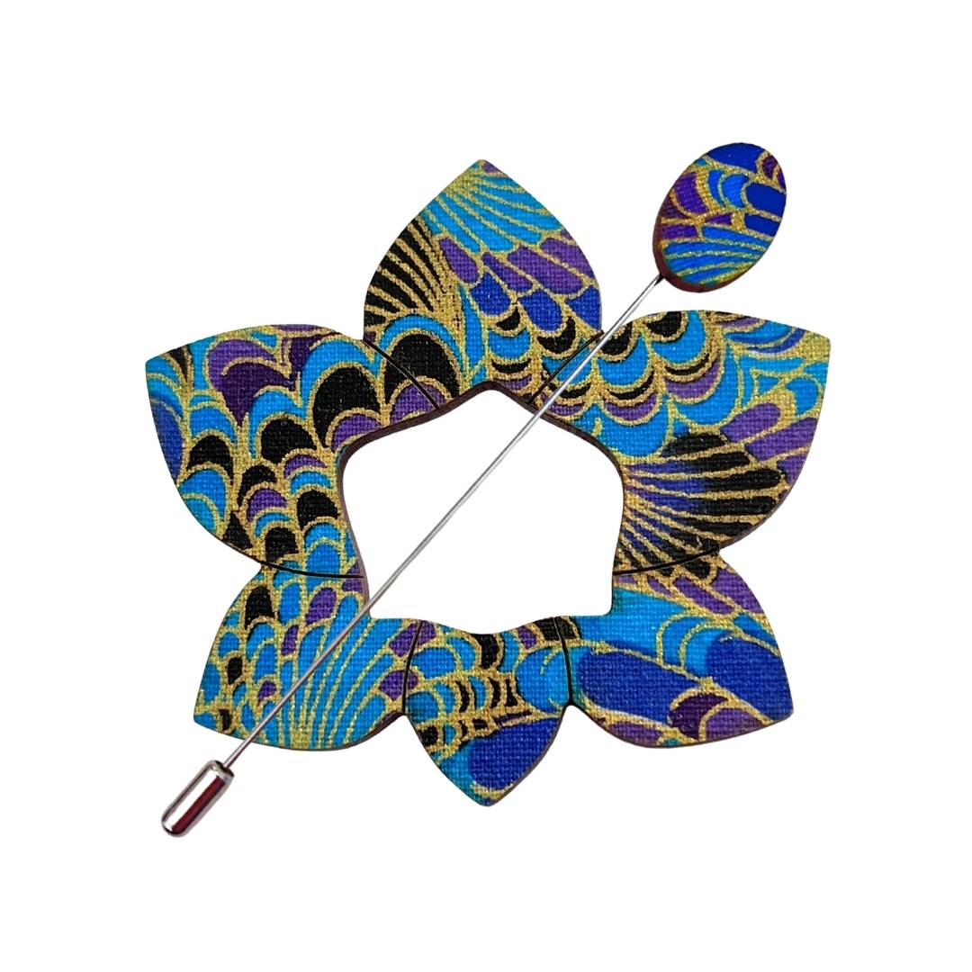 Orchid Scarf Pin (6 Colors)
