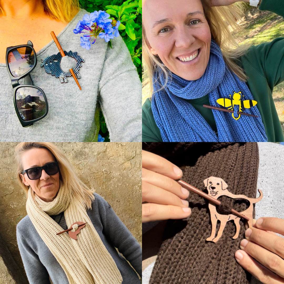 Echidna Scarf Pin (5 Colors)