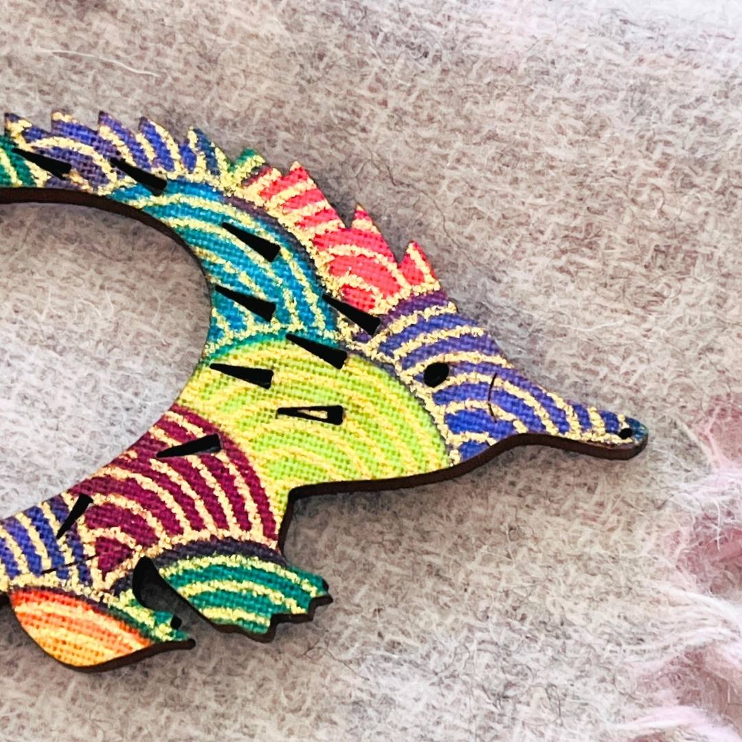 Echidna Scarf Pin (5 Colors)
