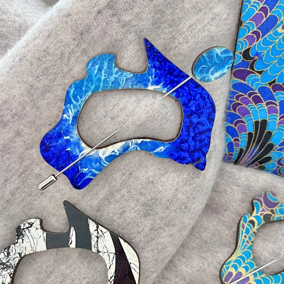 Australia Scarf Pin (5 Colors)