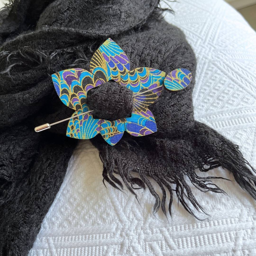 Orchid Scarf Pin (6 Colors)