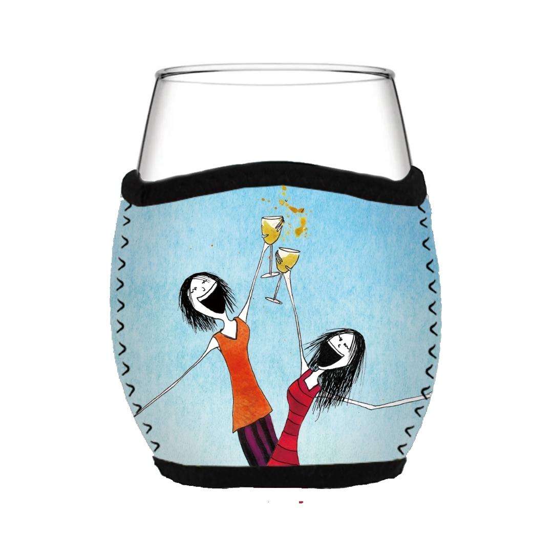 'Sometimes there needn't be a reason to say, here's to us!' - Stemless Glass Cooler