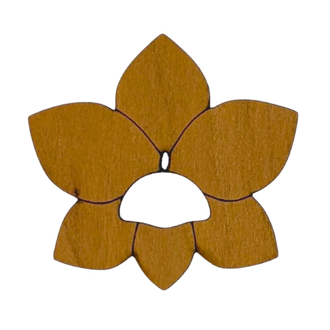 Orchid Glasses Brooch (8 Colors)