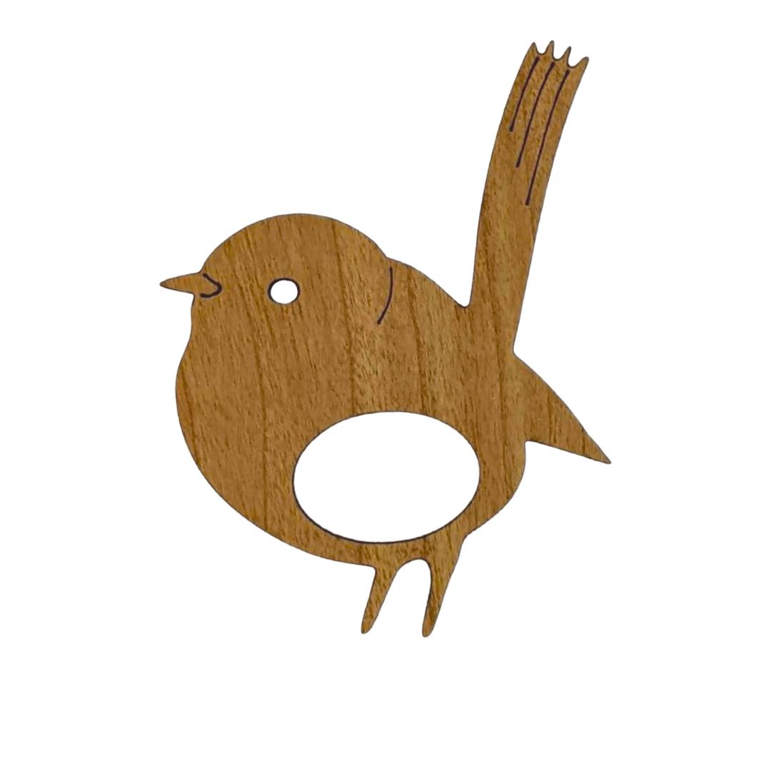 Blue Wren Glasses Brooch (9 Colors)
