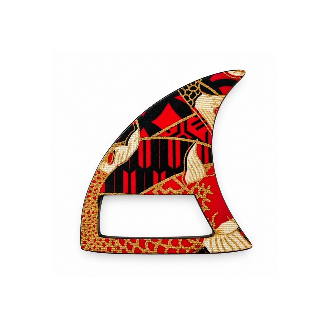 Shark Fin Glasses Brooch • Multiple Colours