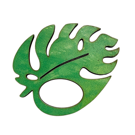 Monstera Leaf Glasses Brooch