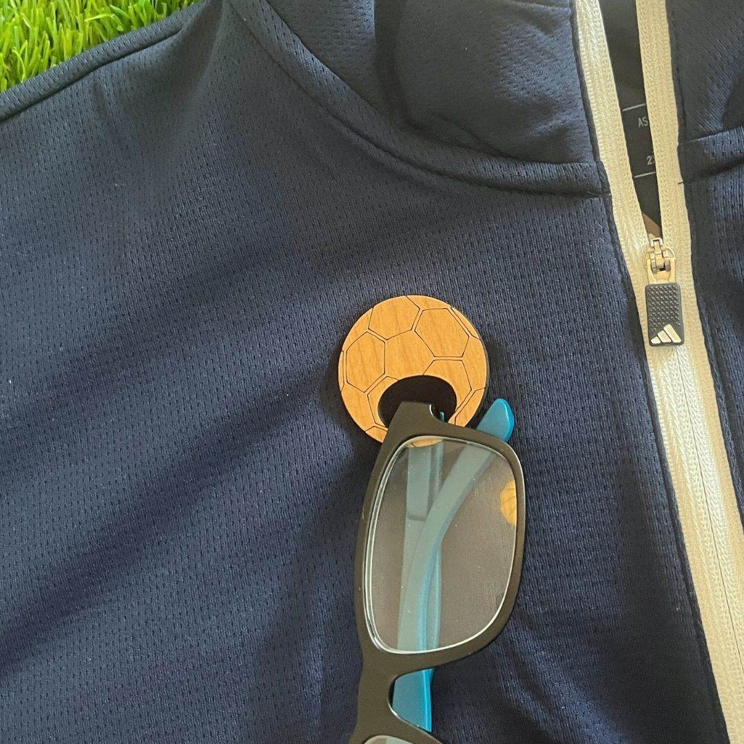 Sport Ball Glasses Brooches