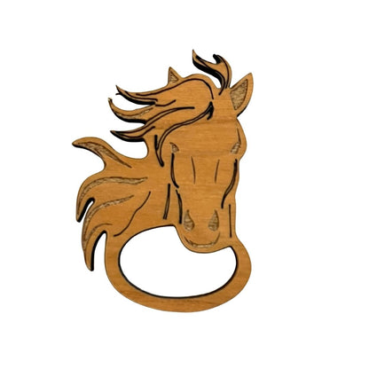 Horse Glasses Brooch