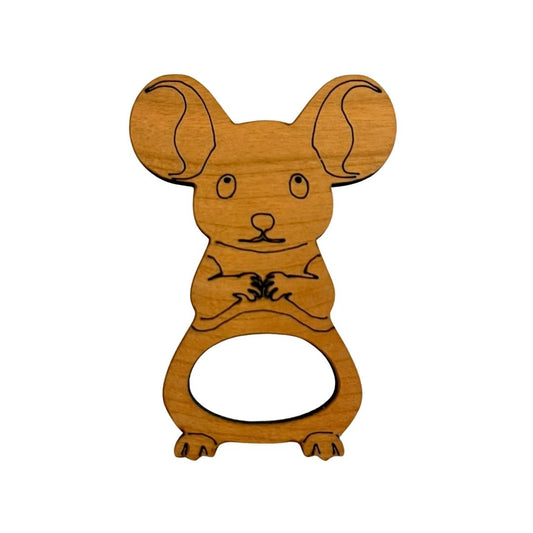 Mouse Glasses Brooch