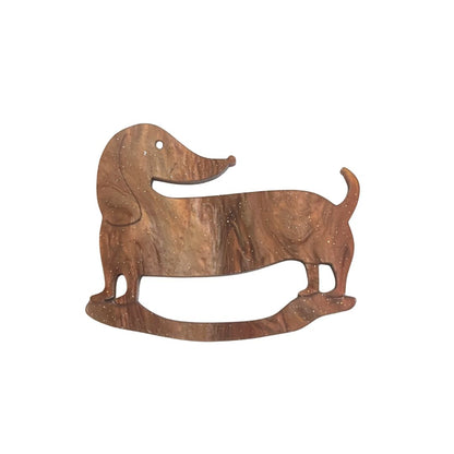Dashie Dog Glasses Brooch (6 Colors)