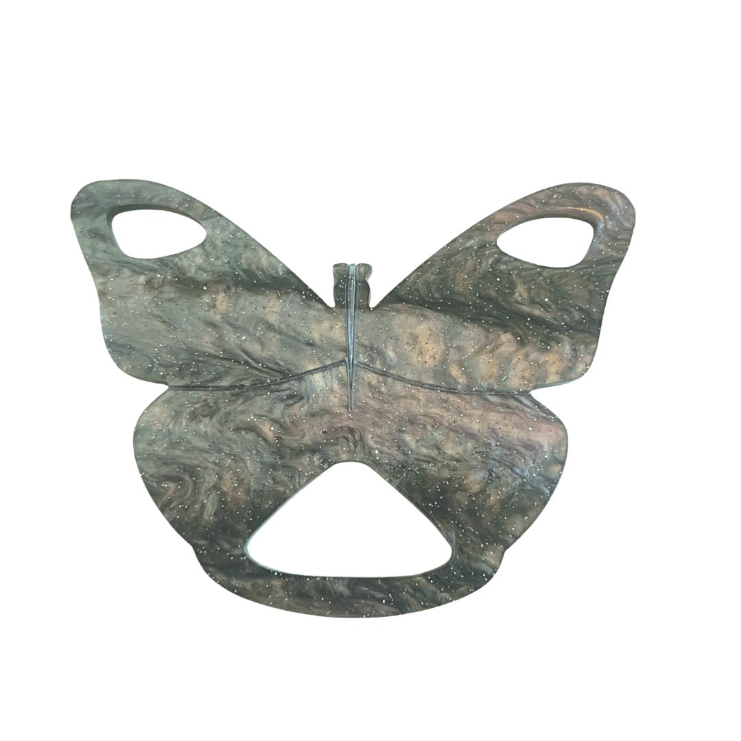 Butterfly Glasses Brooch (4 Colors)