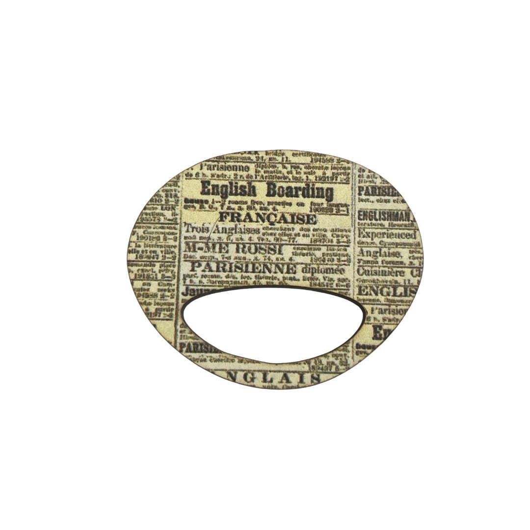 Pebble Glasses Brooch (5 Colours)