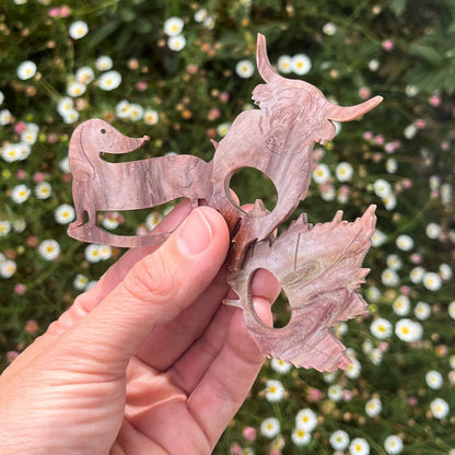 Highland Cow Glasses Brooch (5 Colors)