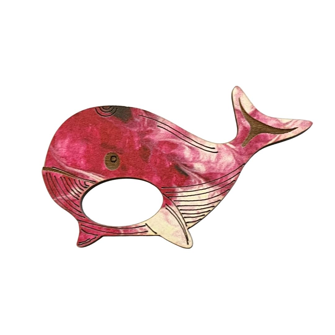 Whale Glasses Brooch