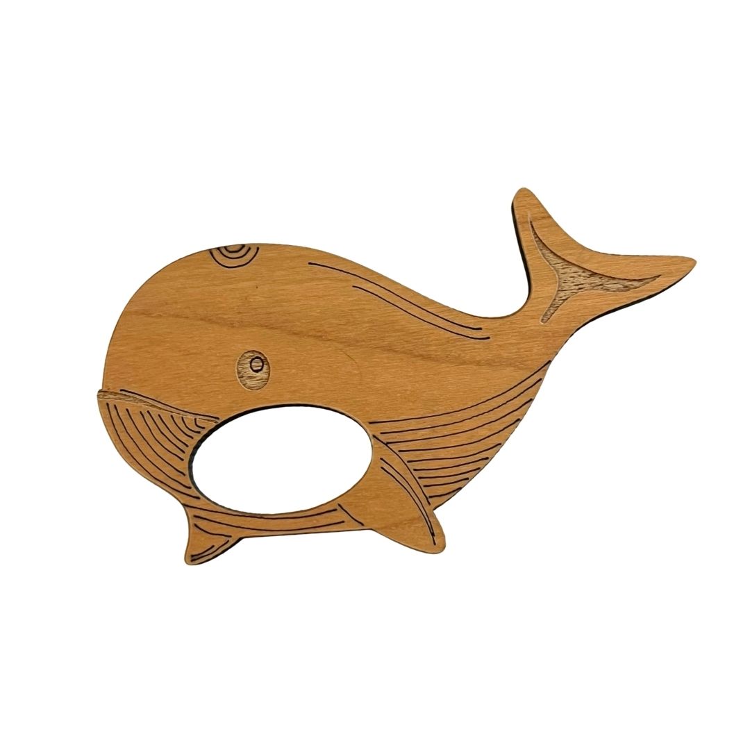 Whale Glasses Brooch