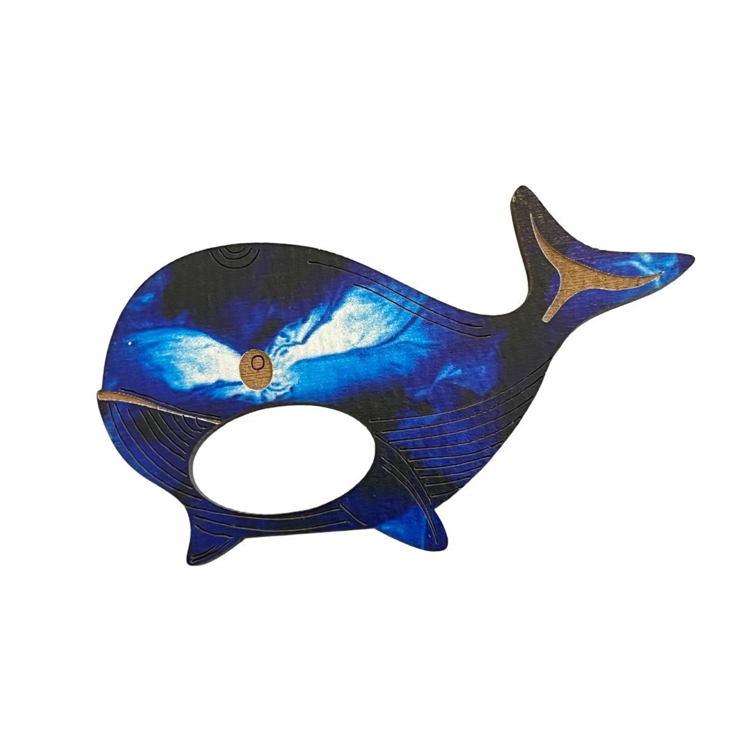 Whale Glasses Brooch
