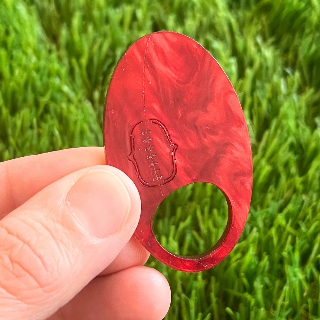 Sport Ball Glasses Brooches