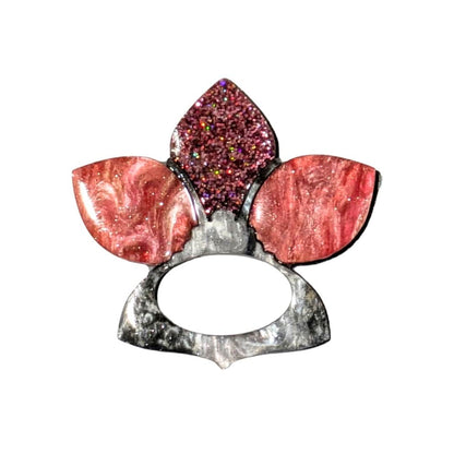 Orchid - Dual Layer Glasses Brooch