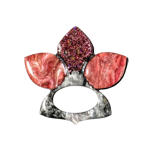 Orchid - Dual Layer Glasses Brooch
