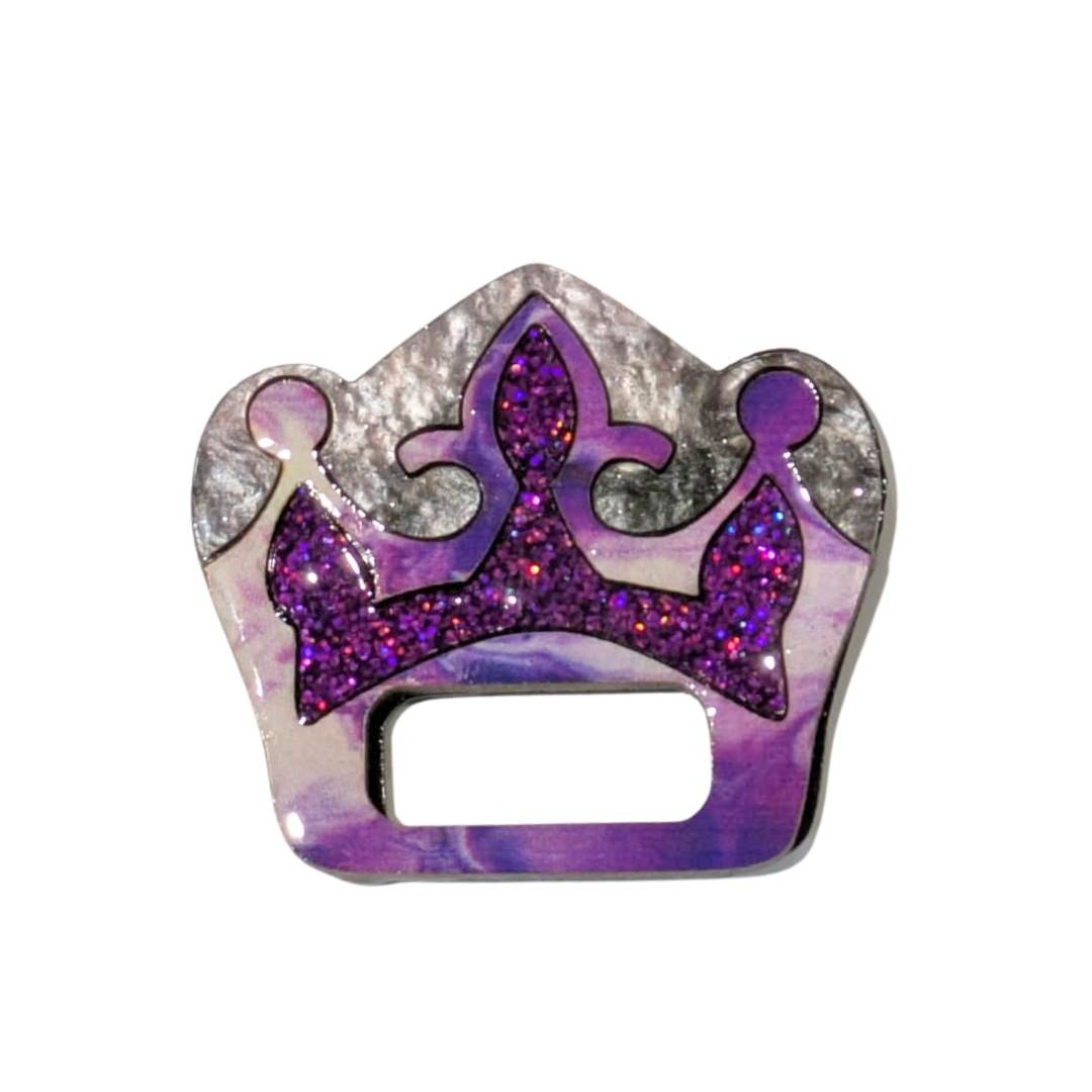Crown - Dual Layer Glasses Brooch