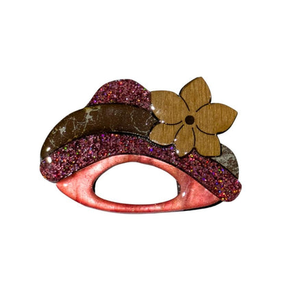 Flower Hills - Dual Layer Glasses Brooch
