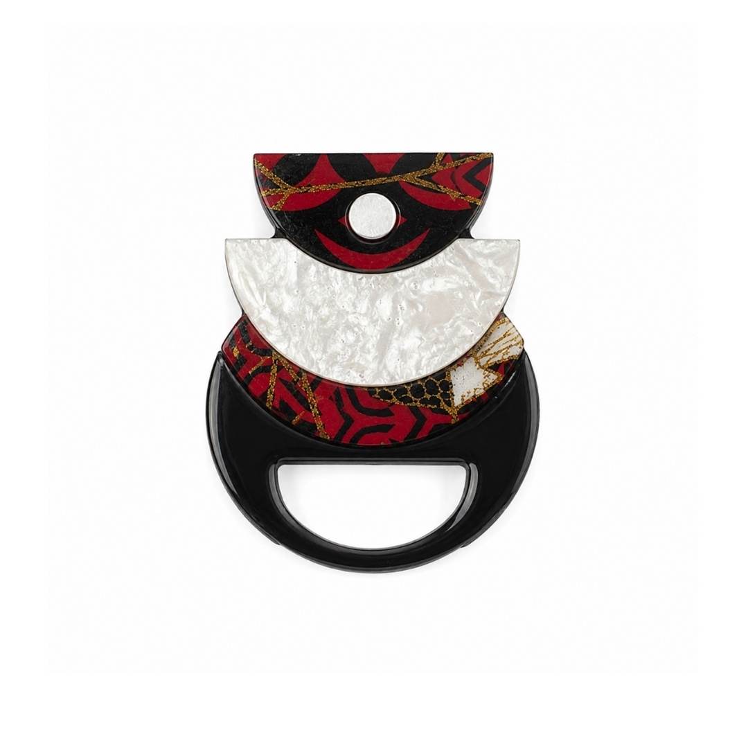 Alma - Dual Layer Glasses Brooch