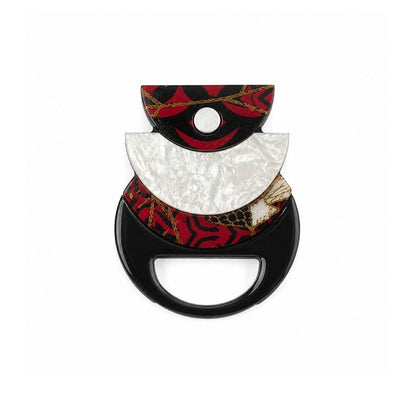 Alma - Dual Layer Glasses Brooch
