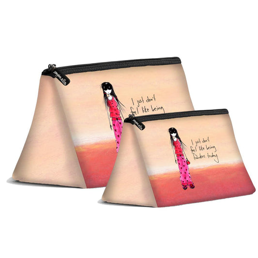 'I just don't feel like being fabulous today' Cosmetic Bags (2 sizes)