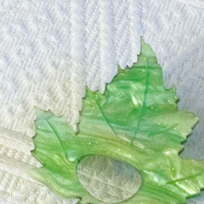 Autumn Leaf Glasses Brooch (2 Colors)