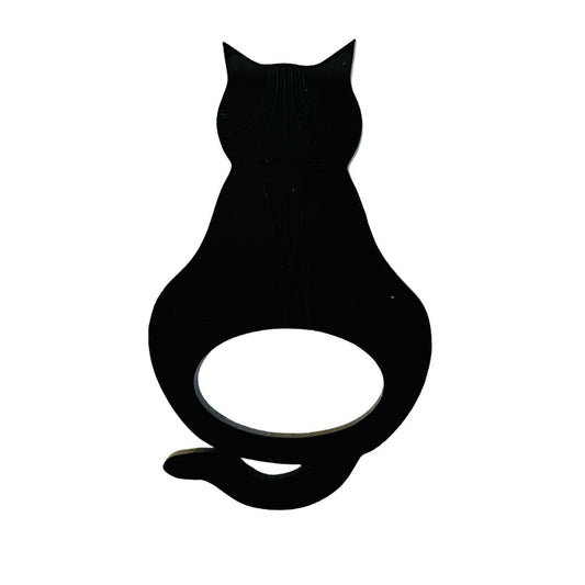 Black Friday Special - Black Cat Glasses Brooch (Acrylic)